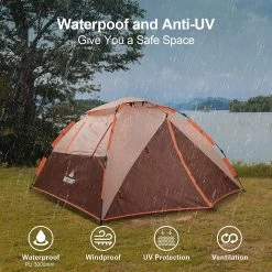 Merkloos Kamping Tent / Absolutely Waterproof, Lightweight Camping Tent With - Tent Ideal For Camping In The Garden, Dome Tent, -Campingwinkel 1200x1200 139