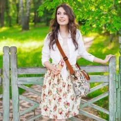 Brisby 4 Laags Geïsoleerde Koeltas - Lunchtas 7 Liter - Bloemetjes Wit -Campingwinkel 1200x1200 1401