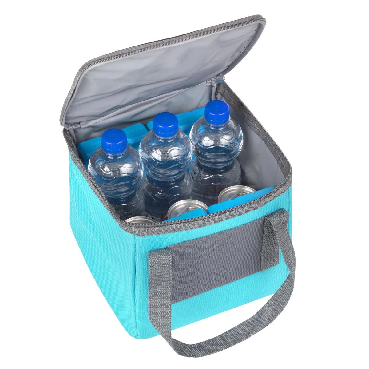Basis Sterke Koeltas Set - 25 + 10 Liter - Lunchtas - Geïsoleerde Koeltassen - Picknicktas - Coolerbag - Blauw 4 Basis Sterke Koeltas Set - 25 + 10 Liter - Lunchtas - Geïsoleerde Koeltassen - Picknicktas - Coolerbag - Blauw - Afbeelding 4