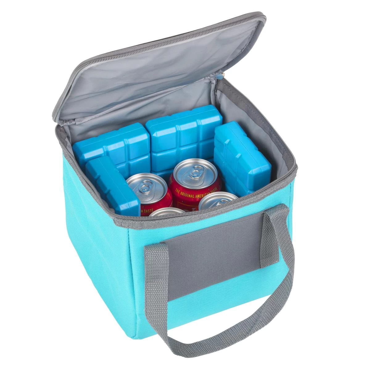 Basis Sterke Koeltas Set - 25 + 10 Liter - Lunchtas - Geïsoleerde Koeltassen - Picknicktas - Coolerbag - Blauw 6 Basis Sterke Koeltas Set - 25 + 10 Liter - Lunchtas - Geïsoleerde Koeltassen - Picknicktas - Coolerbag - Blauw - Afbeelding 6