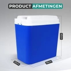 Niceey Thermo Elektrische Koelbox - 24 Liter - Koelbox Elektrisch 12v 230 Volt - Coolbox - Koelt & Verwarmt - Blauw -Campingwinkel 1200x1200 1467