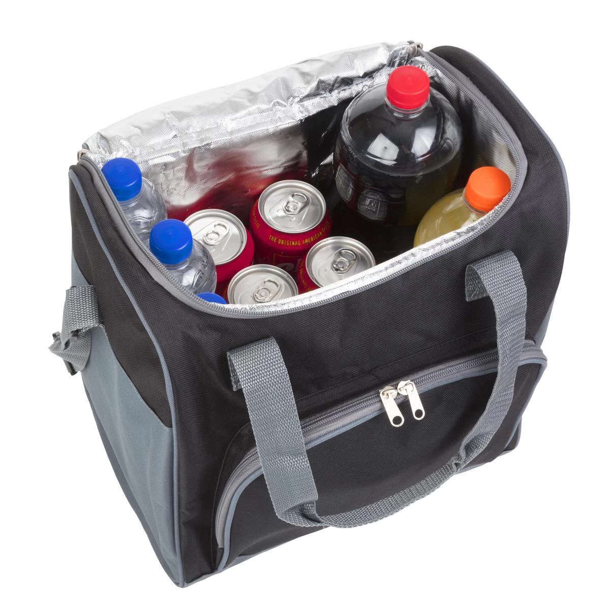 Basis Sterke Koeltas Set - 25 + 10 Liter - Lunchtas - Geïsoleerde Koeltassen - Picknicktas - Coolerbag - Zwart 7 Basis Sterke Koeltas Set - 25 + 10 Liter - Lunchtas - Geïsoleerde Koeltassen - Picknicktas - Coolerbag - Zwart - Afbeelding 7