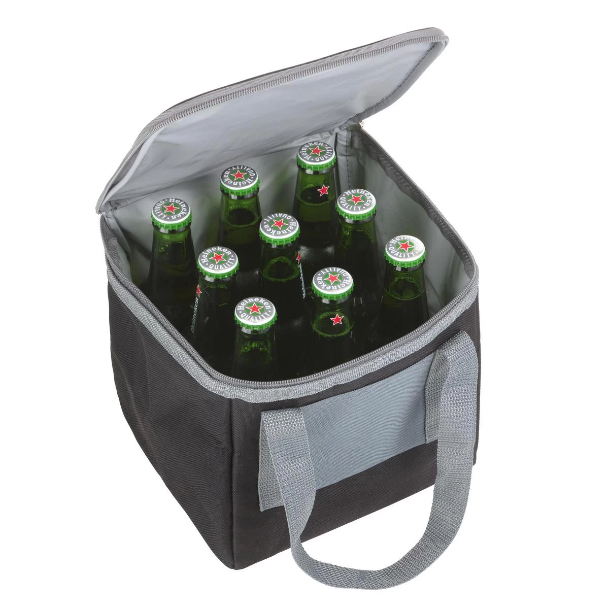 Basis Sterke Koeltas Set - 25 + 10 Liter - Lunchtas - Geïsoleerde Koeltassen - Picknicktas - Coolerbag - Zwart 9 Basis Sterke Koeltas Set - 25 + 10 Liter - Lunchtas - Geïsoleerde Koeltassen - Picknicktas - Coolerbag - Zwart - Afbeelding 9