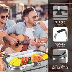 Bomoe Koeltas Picknickmand Opvouwbaar IceBreezer K47 - 47x27x26 Cm - 32 Liter- Perfect Voor Barbecues Of Boodschappen 14 Bomoe Koeltas Picknickmand Opvouwbaar IceBreezer K47 - 47x27x26 Cm - 32 Liter- Perfect Voor Barbecues Of Boodschappen -Campingwinkel 1200x1200 1585