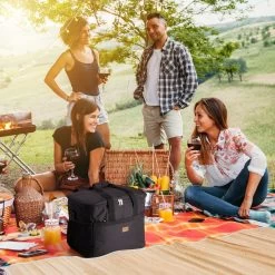 Packaway 4 Laags Geïsoleerde Koeltas - Lunchtas 40 Liter - Zwart -Campingwinkel 1200x1200 1586