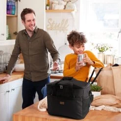 Packaway 4 Laags Geïsoleerde Koeltas - Lunchtas 40 Liter - Zwart -Campingwinkel 1200x1200 1587