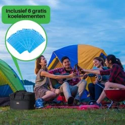 Packaway 4 Laags Geïsoleerde Koeltas - Lunchtas 40 Liter - Zwart -Campingwinkel 1200x1200 1588
