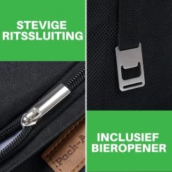 Packaway 4 Laags Geïsoleerde Koeltas - Lunchtas 40 Liter - Zwart -Campingwinkel 1200x1200 1589