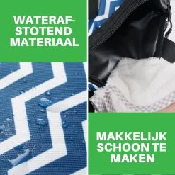 Brisby 4 Laags Geïsoleerde Koeltas - Lunchtas 10 Liter - Zigzag Blauw -Campingwinkel 1200x1200 1591