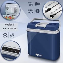 Tillvex- Koelbox, Coolbox, 24 Liter, Blauw -Campingwinkel 1200x1200 1634