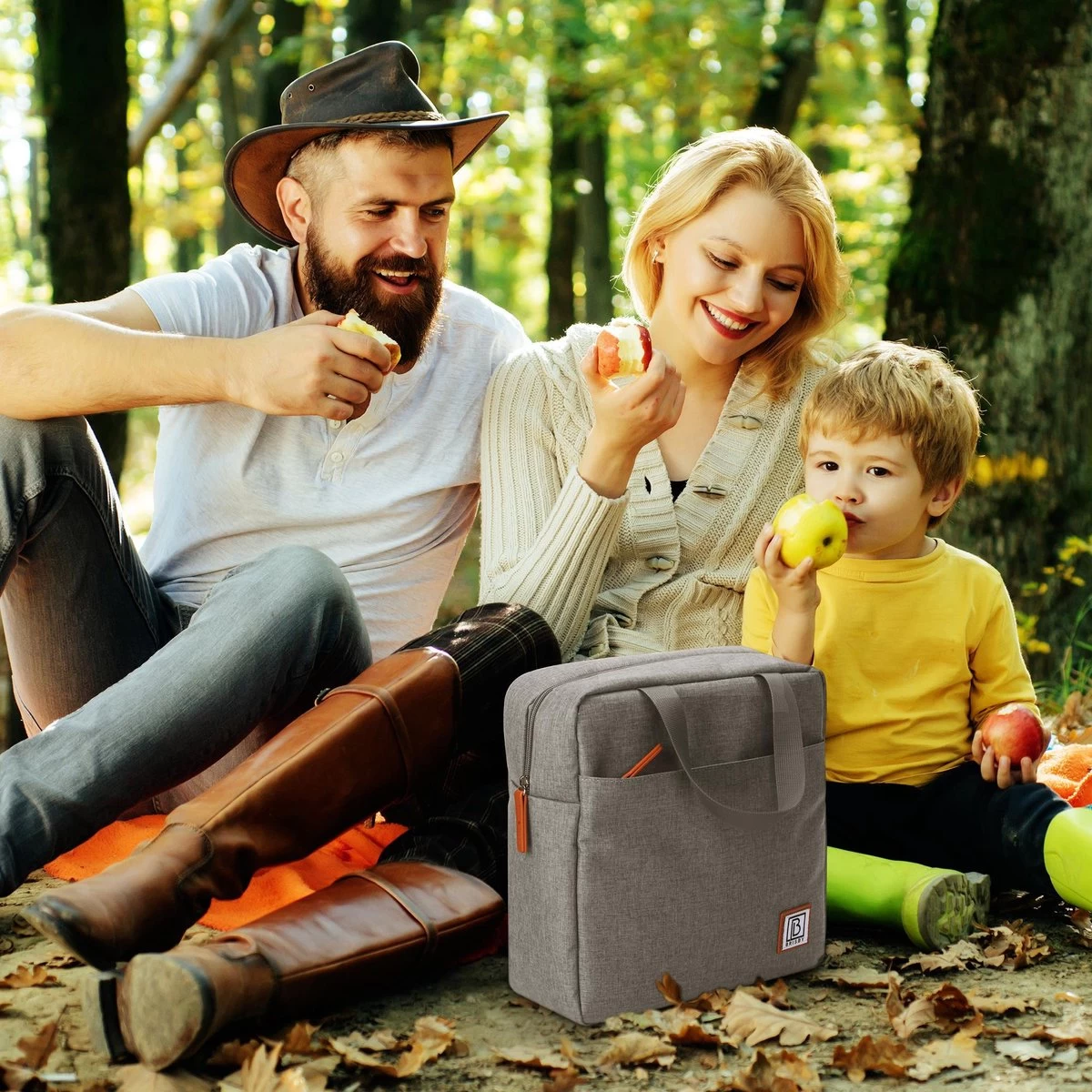 Brisby 4 Laags Geïsoleerde Koeltas - Lunchtas 7 Liter - Lichtgrijs 8 Brisby 4 Laags Geïsoleerde Koeltas - Lunchtas 7 Liter - Lichtgrijs - Afbeelding 8