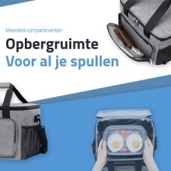 GOAT Outdoor 4 Laags Geïsoleerde Koeltas - Lunchtas 15 Liter - Grijs - Excl. Koelelementen -Campingwinkel 1200x1200 1744