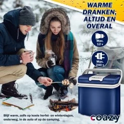 Coazy Koelbox 24L Elektrisch 12v 230 Volt - Met ECO Modus Voor Auto & Camping - Elektrische Frigobox Klein - Verkoelt En Verwarmt - Eco Modus - MiniBar - Electrische Mini Koelkast -Campingwinkel 1200x1200 1813
