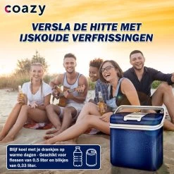 Coazy Koelbox 24L Elektrisch 12v 230 Volt - Met ECO Modus Voor Auto & Camping - Elektrische Frigobox Klein - Verkoelt En Verwarmt - Eco Modus - MiniBar - Electrische Mini Koelkast -Campingwinkel 1200x1200 1814