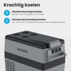 Auronic Elektrische Koelbox - 40.5L - Compressor - 12V En 240V - Grijs -Campingwinkel 1200x1200 1827