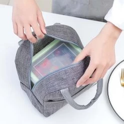 Koeltas - Lunchtas - Volwassenen En Kinderen - Compact Picknick & Lunchtasje - Lunch - Werk - Diep Grijs -Campingwinkel 1200x1200 1829