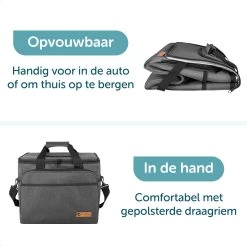 ForDig Koeltas XL Zwart (30 Liter) - Gemaakt Van 600D Polyester Met PEVA-Voering - Ruimte Voor 40 Blikjes Of 20 Halve Liter Flessen - Opvouwbaar Koel Tas Met Easy-Acces Flap - Ruimte Voor Bestek - Picknick Cool Bag - Coolerbag - Grote Cooler -Campingwinkel 1200x1200 1864