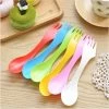 Merkloos Spork – Set Van 6 Stuks - Spork Campingbestek – Spork 3 In 1