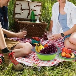 Buxibo - 3-Delige Keuken Vergiet Set Inklapbaar Groen/Grijs -Campingwinkel 1200x1200 1897