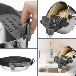 SensaHome- Siliconen Vergiet - Keuken Afgietdeksel - Afgiethulp - Siliconen - BPA Vrij - Grijs 24 SensaHome- Siliconen Vergiet - Keuken Afgietdeksel - Afgiethulp - Siliconen - BPA Vrij - Grijs -Campingwinkel 1200x1200 1938