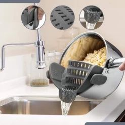 SensaHome- Siliconen Vergiet - Keuken Afgietdeksel - Afgiethulp - Siliconen - BPA Vrij - Grijs 26 SensaHome- Siliconen Vergiet - Keuken Afgietdeksel - Afgiethulp - Siliconen - BPA Vrij - Grijs -Campingwinkel 1200x1200 1940