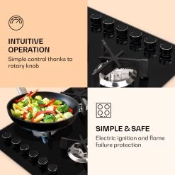 Trifecta 6 Gaskookplaat 6-pits Grote, Normale En Extra Glaskeramische Branders -Campingwinkel 1200x1200 1980