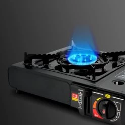 Borvat® |Draagbare Gasfornuis - Camping Kookstel - Inclusief 4 Gasflessen - Gas Stove - Gasfornuis - Kooktoestel - Outdoor - Op Reis + Gratis Smartphone Auto Magneethouder. -Campingwinkel 1200x1200 2058