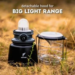 Favour L0944 Retro LED Lantaarn Hoog Vermogen 1300 Lumen, Vintage Design, Tuinlantaarn, Camping Lamp, Stormlantaarn Kleurtemperatuur Instelbaar Warm Wit Tot Koel Wit, Traploos Dimbaar Incl. Kaarslichtstand -Campingwinkel 1200x1200 2156