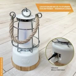Skandika Kiruna LED-Lamp – Tentlampen – Campinglampen – Buiten Lantaarn – Buitenverlichting – Buiten Lamp - Retro Outdoor Camping Lamp Met Powerbank, Traploos Dimbaar, Draadloos, Oplaadbare Batterij, USB, Warm En Koud Wit, 75h Lichtduur – Groen -Campingwinkel 1200x1200 2165