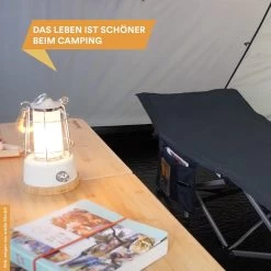 Skandika Kiruna LED-Lamp – Tentlampen – Campinglampen – Buiten Lantaarn – Buitenverlichting – Buiten Lamp - Retro Outdoor Camping Lamp Met Powerbank, Traploos Dimbaar, Draadloos, Oplaadbare Batterij, USB, Warm En Koud Wit, 75h Lichtduur – Groen -Campingwinkel 1200x1200 2168