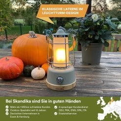 Skandika Kiruna LED-Lamp – Tentlampen – Campinglampen – Buiten Lantaarn – Buitenverlichting – Buiten Lamp - Retro Outdoor Camping Lamp Met Powerbank, Traploos Dimbaar, Draadloos, Oplaadbare Batterij, USB, Warm En Koud Wit, 75h Lichtduur – Beige -Campingwinkel 1200x1200 2176