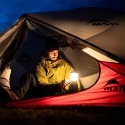 Favour L0818 Retro Camping Lamp Oplaadbaar LED, 320 Lumen, IP64 Waterdicht, Draagbare Kampeerlamp, Tentlamp, Acculamp, Traploos Dimbare Lamp Incl. Kaarslicht-modus, Blauw -Campingwinkel 1200x1200 2192