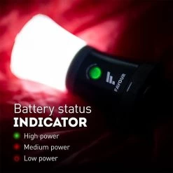 Favour L0717 Camping Lamp Oplaadbaar LED, 200 Lumen, IPX7 Waterdicht, Drijvend, Schokbestendig, Draagbare Kampeerlamp, Tentlamp, Vislamp, Geïntegreerde Oplaadbare Batterij -Campingwinkel 1200x1200 2202