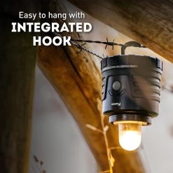 Favour L0434 Camping Lamp LED, 1105 Lumen, IP64, Waterdicht, Draagbare Kampeerlamp, Tentlamp, Schokbestendig, 4 Verschillende Lichtmodi Inclusief Kaarslicht-modus, Afneembaar Deksel & Compact Formaat -Campingwinkel 1200x1200 2255