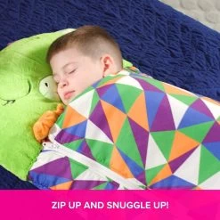 Draak Slaapzak -160 Cms | Kinderslaapzak | Slaapzak Junior | Nappers | Children Sleeping Bag | Kinderen Slaapzak | Super Soft 2 In 1 Fun Pillow &Sleepy For Boys | Draak Slaapzak | Zachte Slaapzak | Knuffel Slaapzak | 2 In 1 Slaapzak | Kinderen -Campingwinkel 1200x1200 243