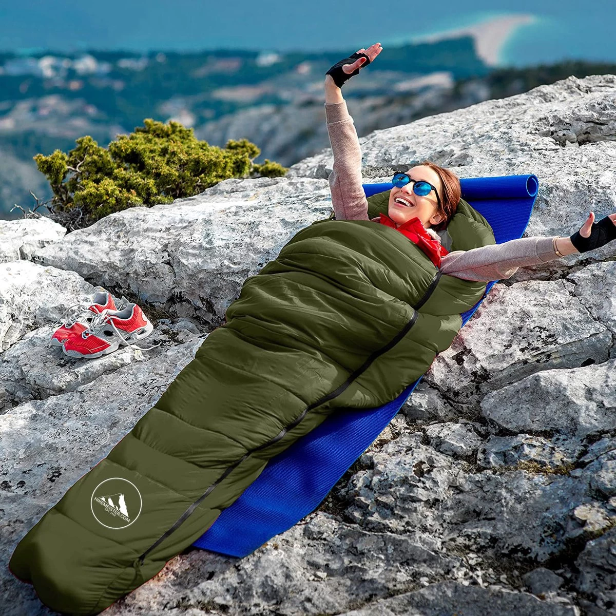 HikeMeister® Outdoor Survival Fishing Mummy Slaapzak 230 X 80 Cm -8°C 2 HikeMeister® Outdoor Survival Fishing Mummy Slaapzak 230 X 80 Cm -8°C - Afbeelding 2