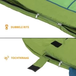 Dutch Mountains Kinderslaapzak Nijlpaard - 170 X 70cm Polyester - Zacht Lichtgewicht – Opberghoes -Campingwinkel 1200x1200 320