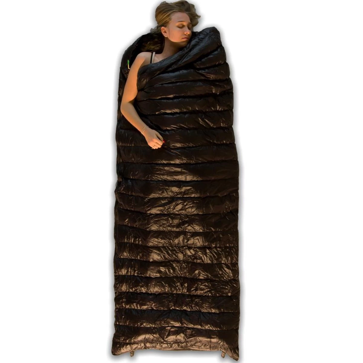 LOWLAND OUTDOOR® Ultra Compact Blanket - Donzen Slaapzak - Gewicht 495g - 210x80 Cm - Comfort Temperatuur +8°C 2 LOWLAND OUTDOOR® Ultra Compact Blanket - Donzen Slaapzak - Gewicht 495g - 210x80 Cm - Comfort Temperatuur +8°C - Afbeelding 2