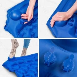 TRVLMORE Slaapmat - Zelfopblazend - 1 Persoons - Ingebouwde Pomp En Kussen - Blauw -Campingwinkel 1200x1200 415