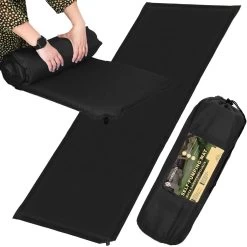 Springos Slaapmat | Zelfopblazend | 180 Cm | Inclusief Hoes | Zwart -Campingwinkel 1200x1200 422