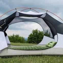 TRVLMORE Slaapmat - Zelfopblazend - 1 Persoons - Ingebouwde Pomp En Kussen - Groen -Campingwinkel 1200x1200 433