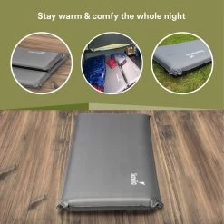 Skandika Easy Single Zelfopblaasbaar Slaapmat – Slaapmat – Slaapmat Zelfopblazend – Logeerbed – Polyester, PVC - Premium Zelfopblazend Luchtbed, Antislip-materiaal, Ideaal Voor Camping – Outdoor, Camping – Kamperen – 196 X 60 X 10 Cm – 3.2kg - Grijs 14 Skandika Easy Single Zelfopblaasbaar Slaapmat – Slaapmat – Slaapmat Zelfopblazend – Logeerbed – Polyester, PVC - Premium Zelfopblazend Luchtbed, Antislip-materiaal, Ideaal Voor Camping – Outdoor, Camping – Kamperen – 196 X 60 X 10 Cm – 3.2kg - Grijs -Campingwinkel 1200x1200 467