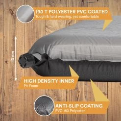 Skandika Easy Single Zelfopblaasbaar Slaapmat – Slaapmat – Slaapmat Zelfopblazend – Logeerbed – Polyester, PVC - Premium Zelfopblazend Luchtbed, Antislip-materiaal, Ideaal Voor Camping – Outdoor, Camping – Kamperen – 196 X 60 X 10 Cm – 3.2kg - Grijs 17 Skandika Easy Single Zelfopblaasbaar Slaapmat – Slaapmat – Slaapmat Zelfopblazend – Logeerbed – Polyester, PVC - Premium Zelfopblazend Luchtbed, Antislip-materiaal, Ideaal Voor Camping – Outdoor, Camping – Kamperen – 196 X 60 X 10 Cm – 3.2kg - Grijs -Campingwinkel 1200x1200 470