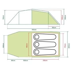 Coleman Tasman 3 Tunneltent - 3-Persoons - Groen -Campingwinkel 1200x1200 52