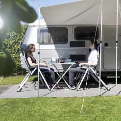 Campart Campingstoel CH-0592 - Opvouwbaar Met Hoofdsteun - 7 Verstelbare Standen - Lichtgewicht - Blauw -Campingwinkel 1200x1200 540