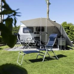 Campart Campingstoel CH-0592 - Opvouwbaar Met Hoofdsteun - 7 Verstelbare Standen - Lichtgewicht - Blauw -Campingwinkel 1200x1200 542
