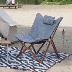 Bo-Camp - Urban Outdoor - Relaxstoel - Bloomsbury - L - Oxford Polyester - Grijs -Campingwinkel 1200x1200 567