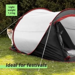 JEMIDI Tweepersoons Pop-up Tent - Opgooitent, Werptent Voor 2 Personen - Ideaal Als Festivaltent Of Kampeertent - Verschillende Kleuren 11 JEMIDI Tweepersoons Pop-up Tent - Opgooitent, Werptent Voor 2 Personen - Ideaal Als Festivaltent Of Kampeertent - Verschillende Kleuren -Campingwinkel 1200x1200 62