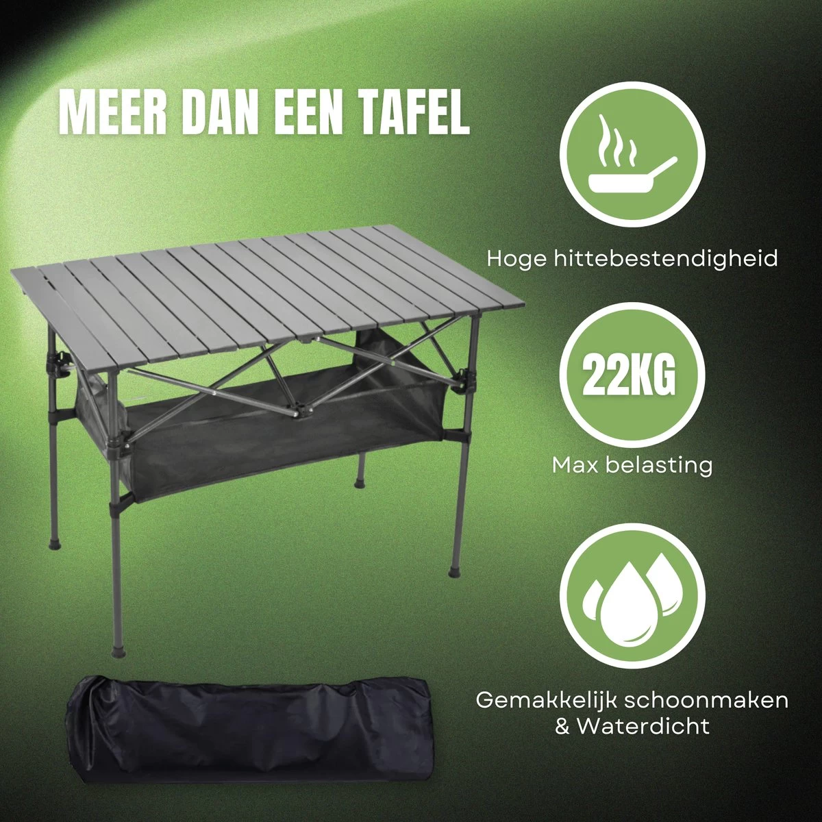 Campingtafel Inklapbaar En Opvouwbaar - Kampeertafel - Lichtgewicht Hittebestendig 4 Campingtafel Inklapbaar En Opvouwbaar - Kampeertafel - Lichtgewicht Hittebestendig - Afbeelding 4