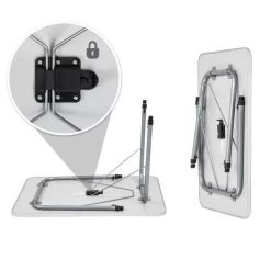 TecTake - Campingtafel - Inklapbaar, Afmetingen 80 X 60 X 68 Cm - 402173 6 TecTake - Campingtafel - Inklapbaar, Afmetingen 80 X 60 X 68 Cm - 402173 -Campingwinkel 1200x1200 664